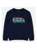 WOOOP Sweatshirt "Blue van" in Dunkelblau