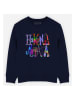 WOOOP Sweatshirt "Hakuna matata" in Dunkelblau