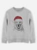 WOOOP Sweatshirt "Santa Lion" in Grau