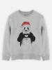 WOOOP Sweatshirt "Santa Panda" in Grau