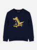 WOOOP Sweatshirt "Croco Skate" in Dunkelblau