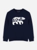 WOOOP Sweatshirt "Bear and Foxes" in Dunkelblau