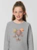 WOOOP Sweatshirt "Flight of elephants" in Grau