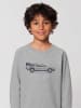 WOOOP Sweatshirt "Chine Delorean" in Grau