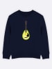 WOOOP Sweatshirt "Avocado Guitar" in Dunkelblau