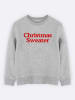 WOOOP Sweatshirt "Christmas Sweater" in Grau