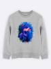 WOOOP Sweatshirt "Goldfish" in Grau