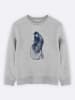 WOOOP Sweatshirt "Morning Ride" in Grau