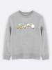 WOOOP Sweatshirt "Microwavolution" in Grau
