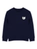 WOOOP Sweatshirt "Chat clin doeil" in Dunkelblau