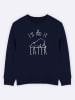 WOOOP Sweatshirt "I'll do it later" in Dunkelblau