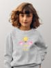 WOOOP Sweatshirt "Flaming sun and fun" in Grau