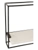 J Line Wandregal in Beige/ Schwarz - (B)35 x (H)35 x (T)15,5 cm