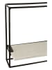 J Line Wandregal in Beige/ Schwarz - (B)35 x (H)65 x (T)15,5 cm