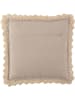 J Line Kissen in Beige/ Hellgrau - (L)50 x (B)50 cm