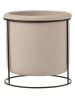 J Line Übertopf in Taupe - (H)16 x Ø 16,5 cm 