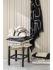 J Line Kissen in Creme/ Schwarz - (L)50 x (B)30 cm