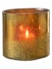 J Line Windlicht in Gold - (H)20 x Ø 17 cm