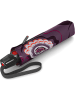 Knirps Taschenschirm "Knirps T.200 Medium Duomatic" in Lila/ Grau