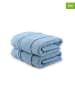 Colourful Cotton 2er-Set: Duschtücher "Arden" in Blau