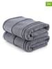 Colourful Cotton 2-delige set: handdoeken "Arden" grijs