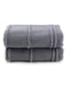 Colourful Cotton 2-delige set: handdoeken "Arden" grijs