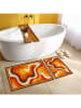Colourful Cotton 2er-Set: Badvorleger in Orange