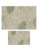 Colourful Cotton 2-delige set: badmatten groen/beige
