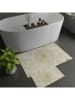 Colourful Cotton 2er-Set: Badvorleger in Beige