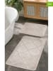 Colourful Cotton 2er-Set: Badvorleger ''Cizgili'' in Beige