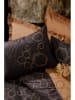 Colourful Cotton Renforcé beddengoedset "Dawn" antraciet/goudkleurig