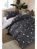 Colourful Cotton Beddengoedset "Geometrik" antraciet