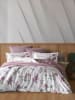 Colorful Cotton Renforcé dekbedovertrek "Larin" wit/lichtroze