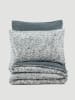 Colorful Cotton Renforcé beddengoedset "Molly" antraciet/grijs