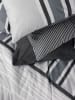 Colourful Cotton Renforcé beddengoedset "Nobby" antraciet/wit