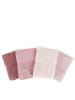 Elizabed 4-delige set: handdoeken "Rainbow" lichtroze