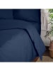MIX&MATCH Renforcé dekbedovertrek donkerblauw