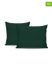 MIX&MATCH 2-delige set: renforcé kussenhoezen donkergroen