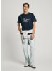 Pepe Jeans Koszulka "Daxton" w kolorze granatowym