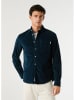 Pepe Jeans Cordhemd "Clayton" in Dunkelblau