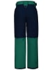 Peek U Afritstrekkingbroek "Terra" groen/donkerblauw