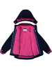 Peek U 3in1-Funktionsjacke "Celeste" in Dunkelblau/ Pink