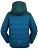 Peek U All-season doorgestikte jas "Baz" blauw/turquoise/wit