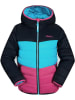 Peek U All-season doorgestikte jas "Prim" donkerblauw/turquoise/roze