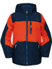 Peek U Regenjacke "Axel" in Orange/ Dunkelblau