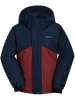 Peek U Functionele winterjas "Kiran" donkerblauw/rood