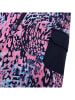 Peek U Ski-/snowboardbroek "Carina" roze/lichtblauw/zwart
