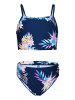 Peek U Bikini "Maris" w kolorze granatowym ze wzorem
