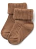 Wheat 2er-Set: Woll-Socken in Hellbraun/ Beige