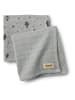 Wheat 2-delige set: hydrofiele luiers "Kaya" grijs - (B)65 x (H)65 cm